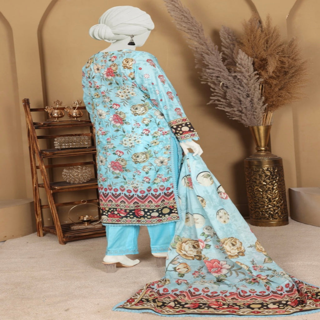 DORIA LAWN THREE PIECE