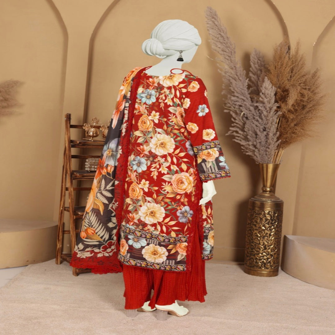 DORIA LAWN THREE PIECE