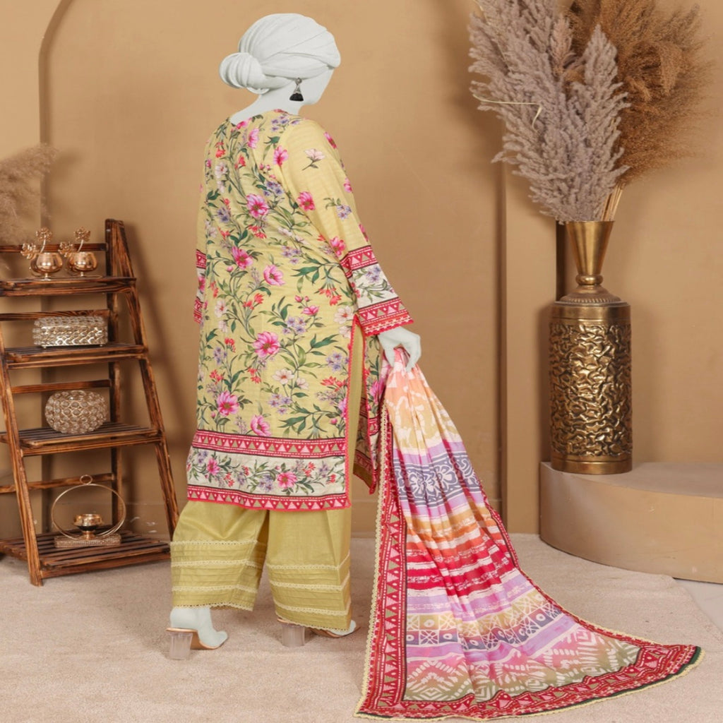 DORIA LAWN THREE PIECE
