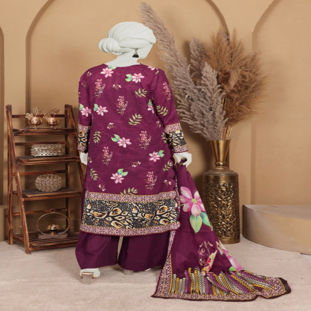 DORIA LAWN THREE PIECE