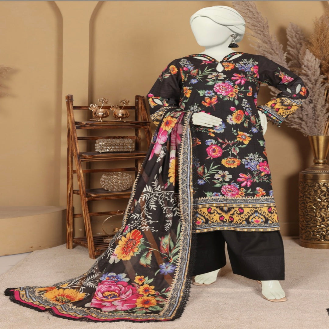 DORIA LAWN THREE PIECE